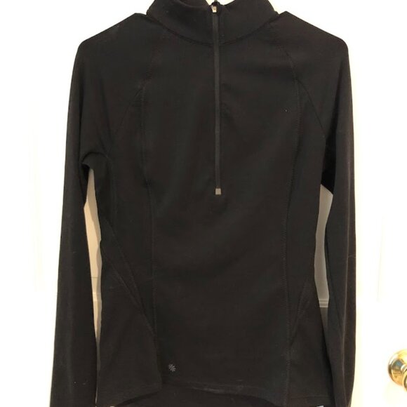Athleta black quarter zip XS - Picture 4 of 9
